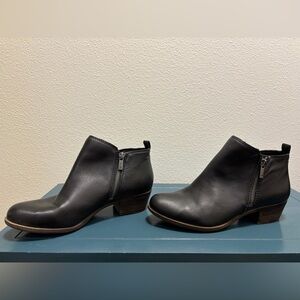 Lucky Brand Black Ankle Boots